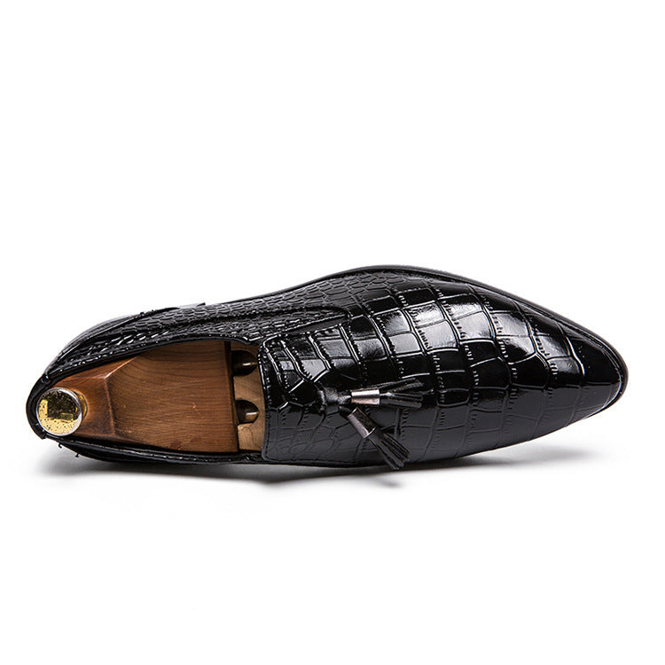 Mens Pointed leather shoes