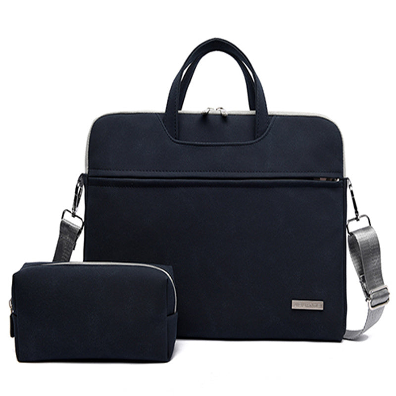 PU Leather Women Laptop Bag Notebook Carrying Case Briefcase For Macbook Air 13.3 14 15.6 Inch