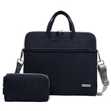 PU Leather Women Laptop Bag Notebook Carrying Case Briefcase For Macbook Air 13.3 14 15.6 Inch