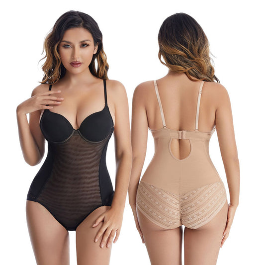Womens Bodyshaper One Piece Underwired Bra Shapewear