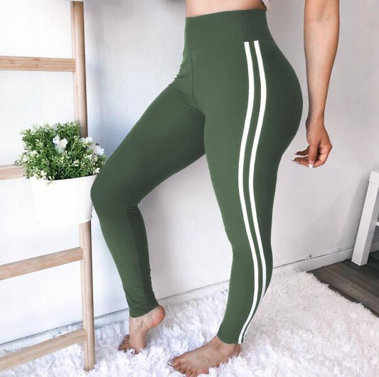 Women Trouser  Fitness Sports Leggings Ladies Gym High Waist Gym Yoga Pants With Stretch