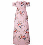 Womens long dress women Off shoulder beach summer dresses