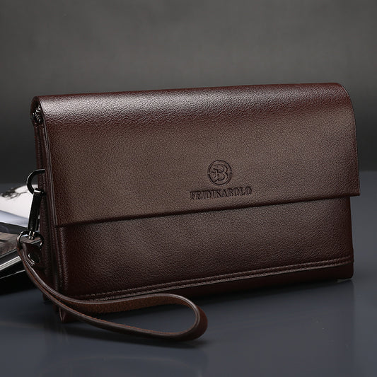 Genuine leather man bag business hand bag men purse
