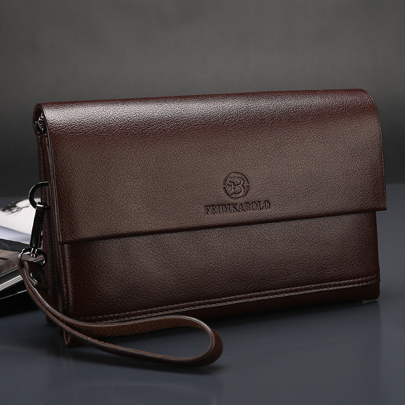 Genuine leather man bag business hand bag men purse
