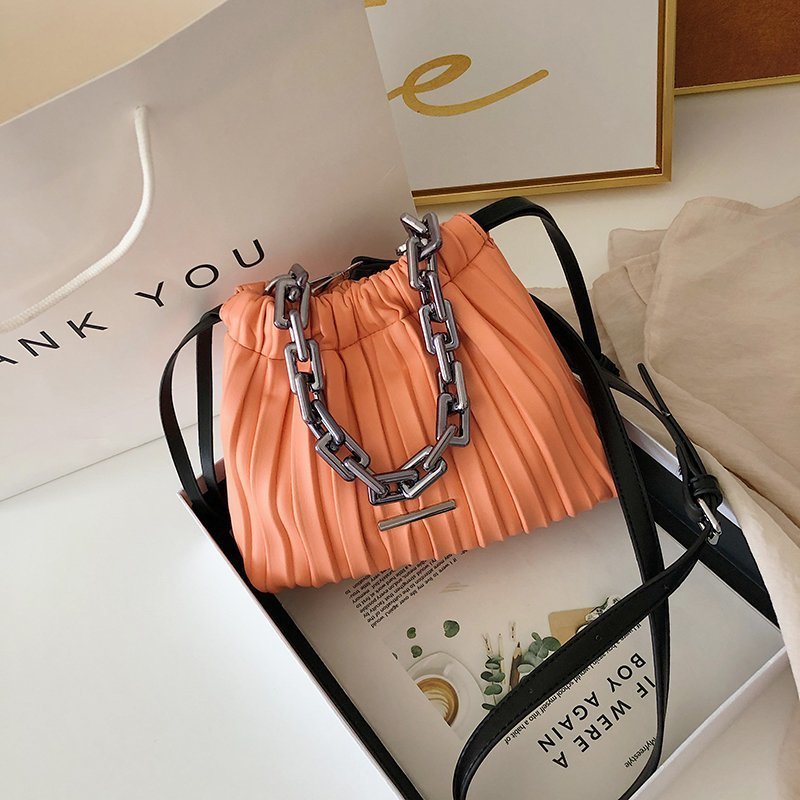 Elegant Crossbody Bag with Spacious Interior Drawstring Bucket Shoulder Purse