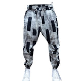 New Fashion Mens Printing Trouser Men Loose Casual Trousers