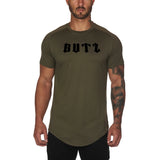Gym Wear Plain Shirts Mens Fittness Sports Clothing