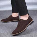 Men's Urban Suede Leather Lace Up Oxfords Shoes