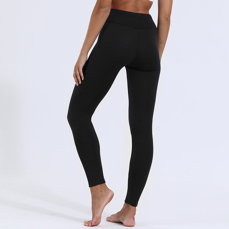 Womens Winter Thick High Stretch Lamb Cashmere Leggins Skinny Fitness Woman Pants