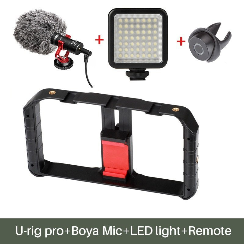 Ulanzi Handheld Smartphone Video Rig Case For  Samsung,Phone Rig Stabilizer For Live Stream Youtube Filmmaking Vlogger