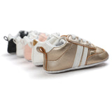 New fashion Baby Boy Girl Moccasins Shoes Infant PU Leather Non-slip Soft Newborn Sneakers