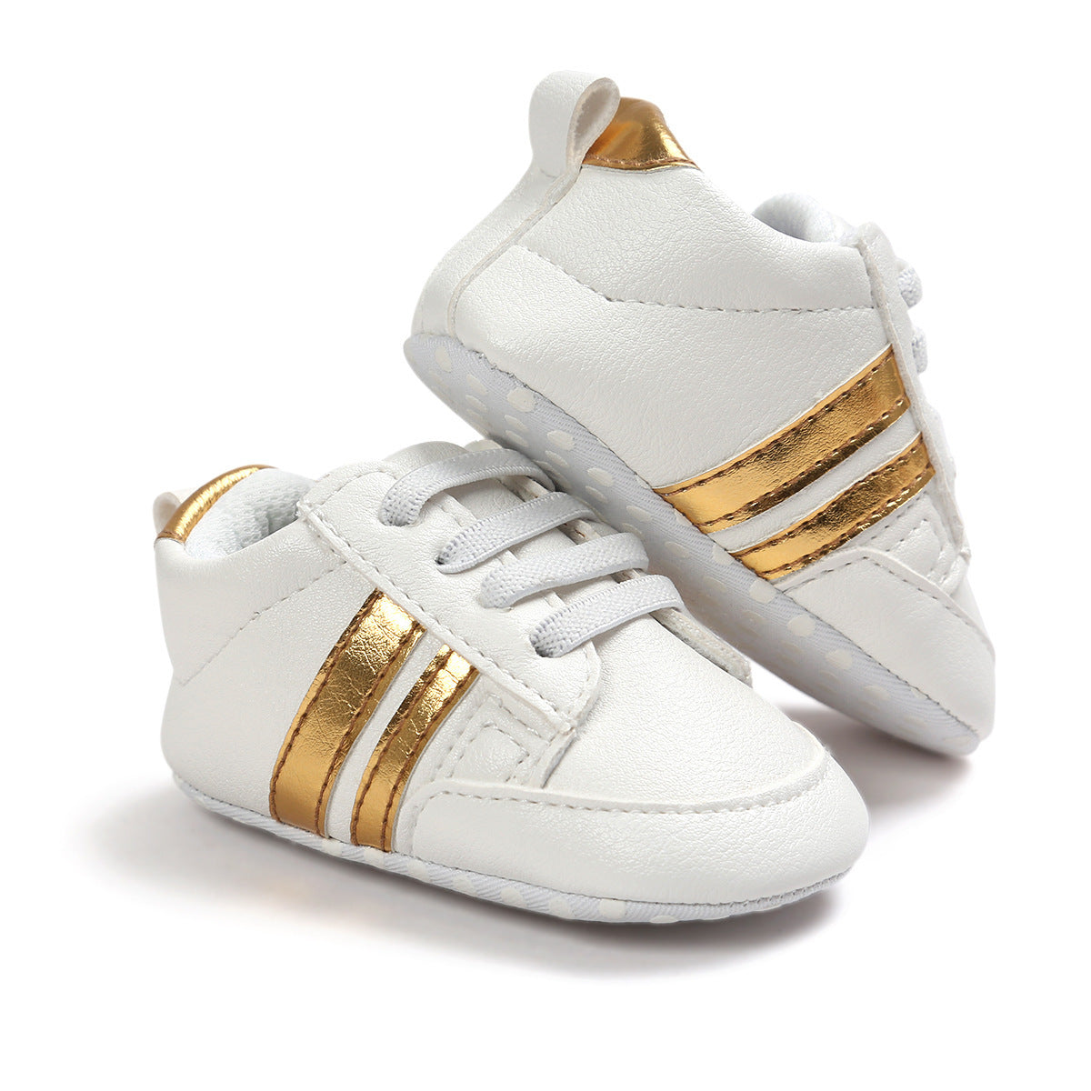 New fashion Baby Boy Girl Moccasins Shoes Infant PU Leather Non-slip Soft Newborn Sneakers