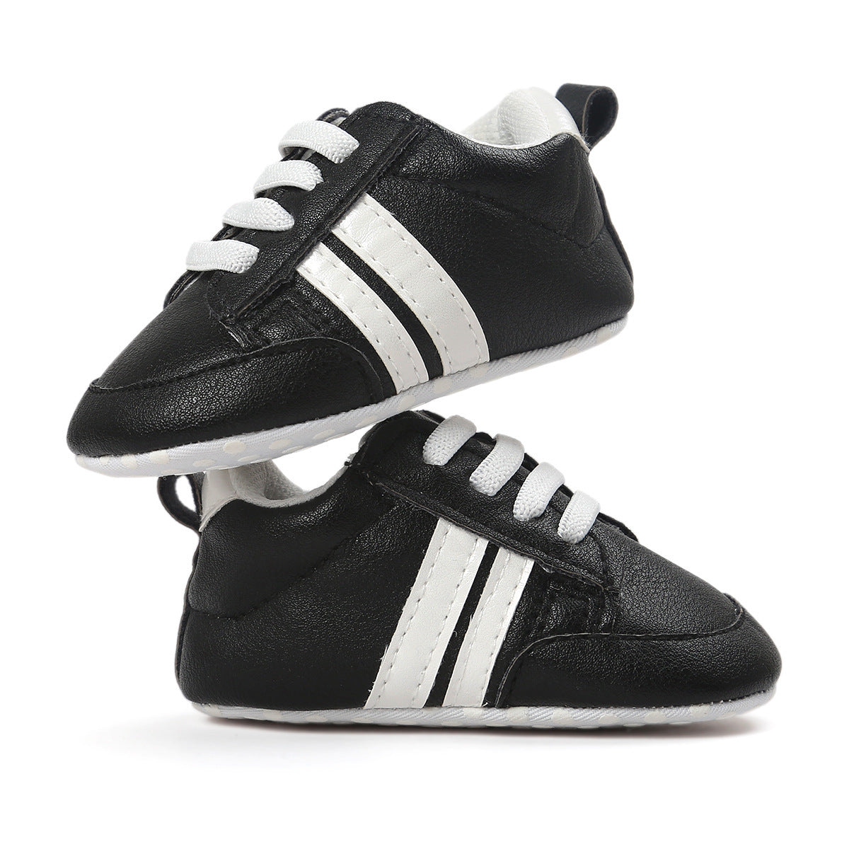 New fashion Baby Boy Girl Moccasins Shoes Infant PU Leather Non-slip Soft Newborn Sneakers