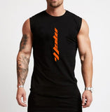 Mens Gym Sleeveless Shirt Cotton Tank Top for Men Sportswear Vest
