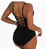 Women's Sexy One Piece  Bikini Backless Swimsuit Swimwear Beachwear