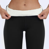 Womens Winter Thick High Stretch Lamb Cashmere Leggins Skinny Fitness Woman Pants