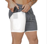 Mens Shorts Pocket Compression Shorts