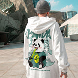 PANDA PRINT UNISEX HOODIE TOP GIFT BLACK AND WHITE JUNGLE SWEATSHIRTS
