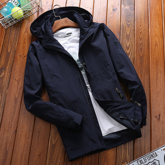 Men's winter 2025 Jacket spring and autumn Hooded jackets
