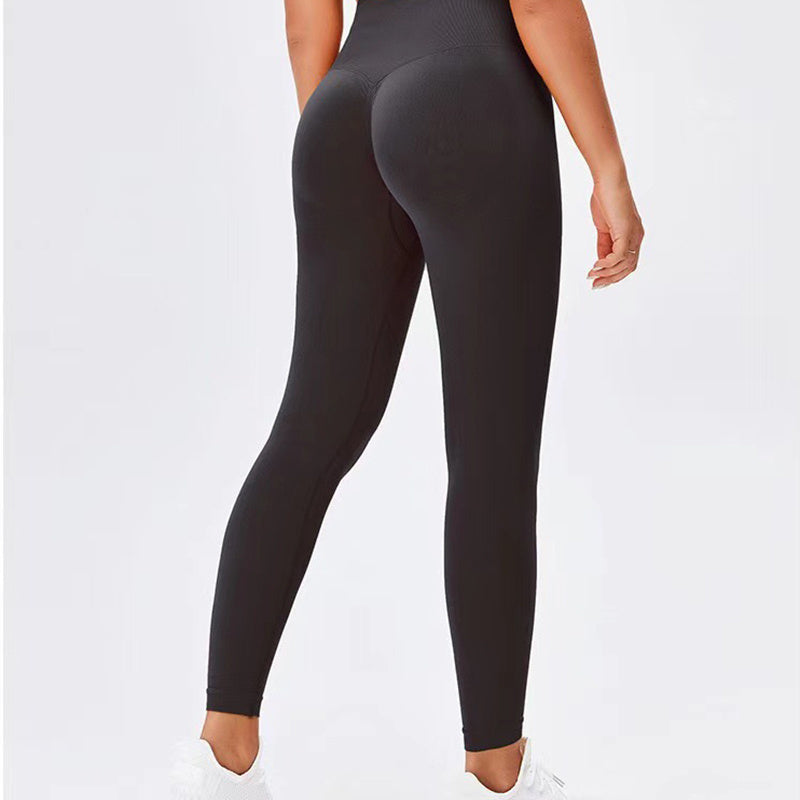 Womens Seamless Leggings Yoga Pants Tummy Control Workout Running Yoga Leggings