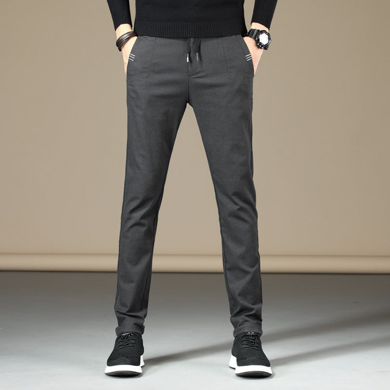 Mens Casual pants men trendy wild youth pants