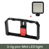 Ulanzi Handheld Smartphone Video Rig Case For  Samsung,Phone Rig Stabilizer For Live Stream Youtube Filmmaking Vlogger