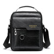 Men's Faux Leather Flaps Crossbody Messenger One Shoulder Bag