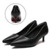 Stiletto low heel