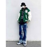 Varsity Jacket Baseball Letterman Jacket Premium Quality Leather Sleeve
