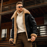 Mens Winter Military Fleece Warm Full Collar Jacket
