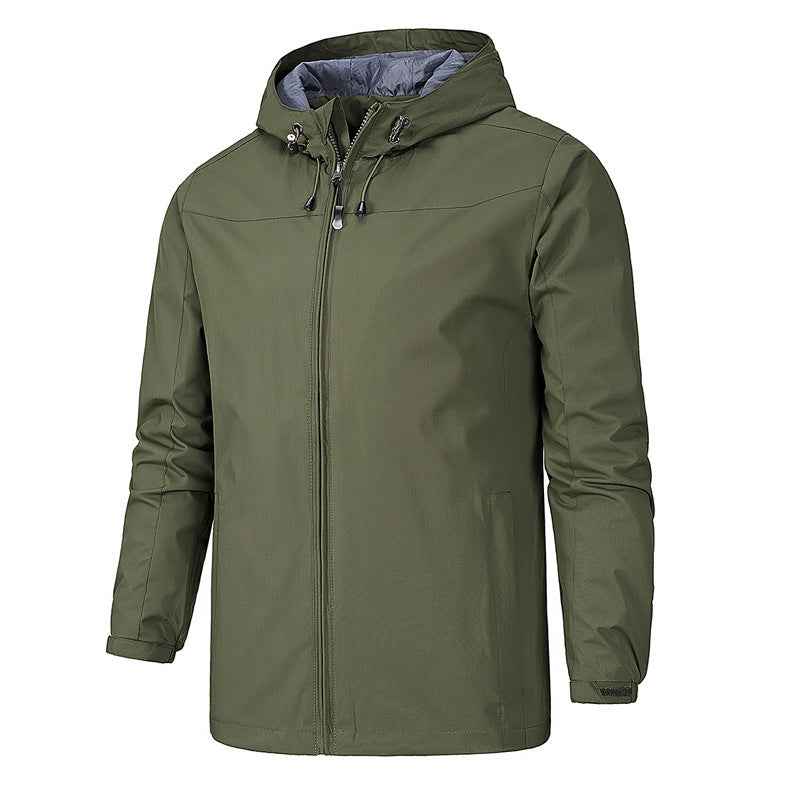 Autumn Hiking Waterproof Jackets Men Outdoor Trekking Fishing Hooded Coat Jacket