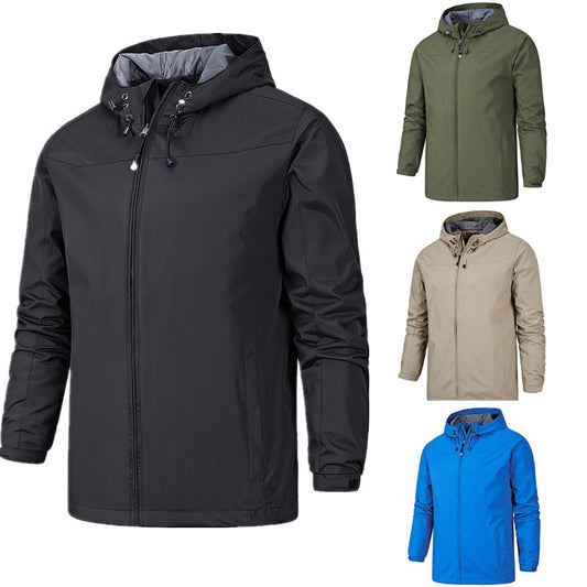 Autumn Hiking Waterproof Jackets Men Outdoor Trekking Fishing Hooded Coat Jacket