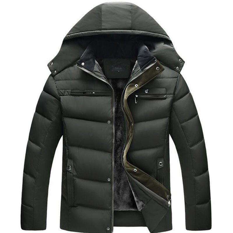 Mens Winter Padded Jacket Warm Military Jacket