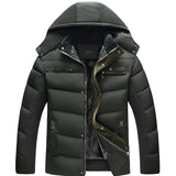Mens Winter Padded Jacket Warm Military Jacket