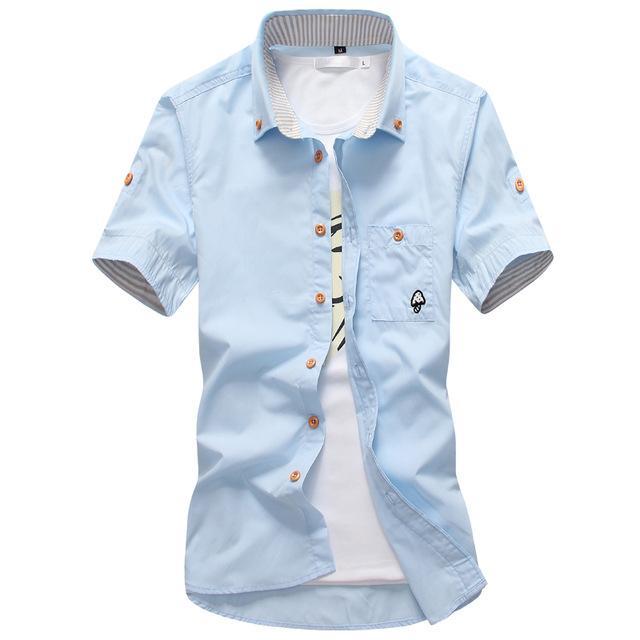 Adult Fashion Embroidery Mens Shirts