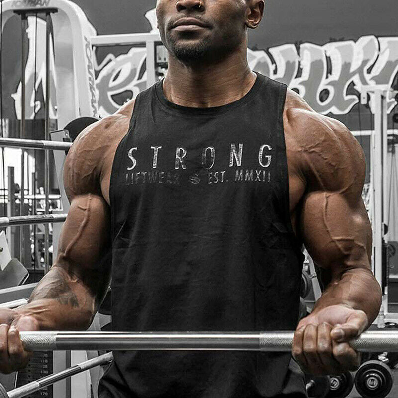 Men's Vest  Dry Fit Y-Back Muscle Tank Top