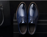 Men's Dress Shoes Brogue Formal Lace Up Oxfords Shoes