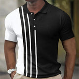 Men's Short Sleeve Polo Shirts Casual Golf  T-Shirts Summer Sport