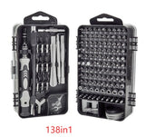 138 in 1 pcs Screwdriver Tool Set Combination Repair Screwdriver