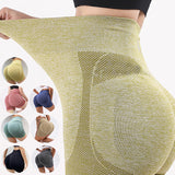 Womens Fitness Yoga Shorts Pants Butt Lifting Seamless Leggings Women Gym