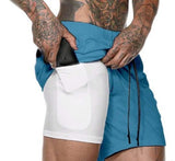 Mens Shorts Pocket Compression Shorts