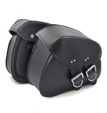 Leather Motorcycle Saddle Bags Saddlebag Luggage Bag Fit all Motorcycle