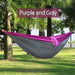 Gray + purple