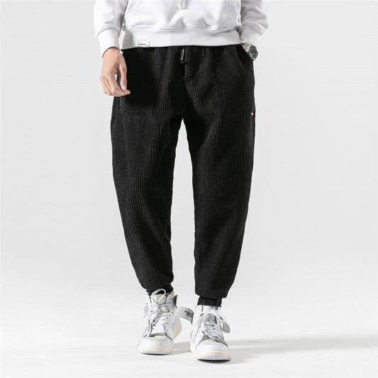 Mens New Style corduroy trousers Boys Fashion Trouser