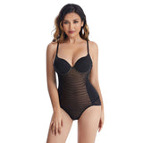 Womens Bodyshaper One Piece Underwired Bra Shapewear