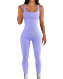 One Piece Bodysuit Activewear Ladies Suspender Tank Top Tights
