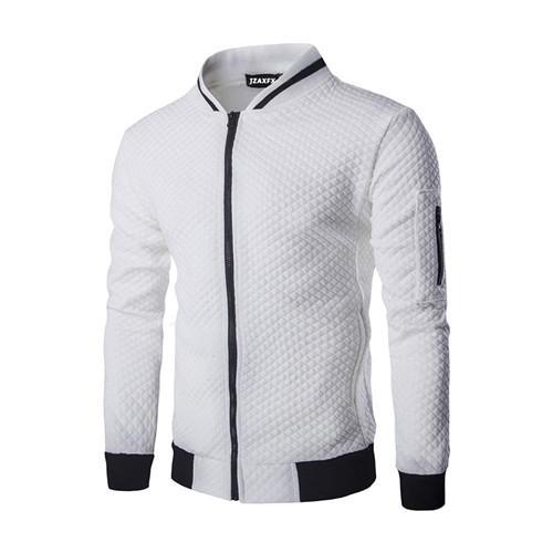 Mens Fashion Zipper Cotton Jacket For Mens