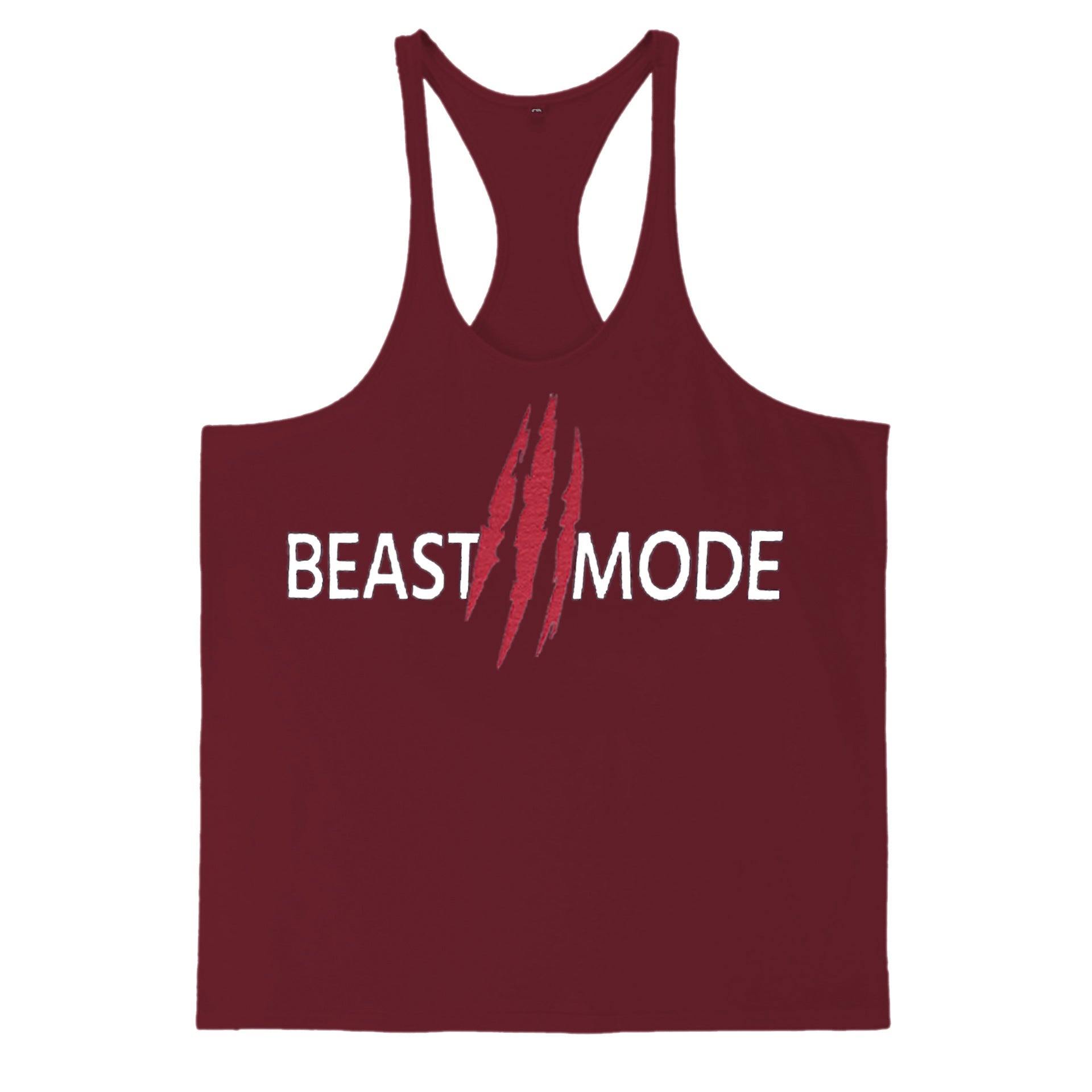 Mens Summer Cotton Fitness Muscle Men's Thin Shoulder Strap I-print Halter Vest