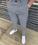 Mens Pencil Pant Legging Pant cardigan with buttons Casual Pant