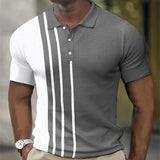 Men's Short Sleeve Polo Shirts Casual Golf  T-Shirts Summer Sport